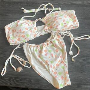 Dippin' Daisy's White Seashell Bikini